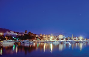 Enjoy waterfront views and tranquil atmosphere from the marina.