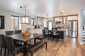 Fridge, microwave, oven, stovetop - Brand New Spacious 4 bed, 4 bath, game room, deck, patio, 2 porches (Denver)