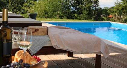 *** 4 Zi VILLA auf den Hügeln von Ivancica - privater Pool, Whirlpool, große Terrasse + Aussicht