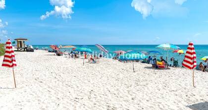 Beachfront | Balcony + Pool | 6 adults + kids
