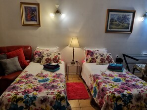 Desk, iron/ironing board, free WiFi, bed sheets