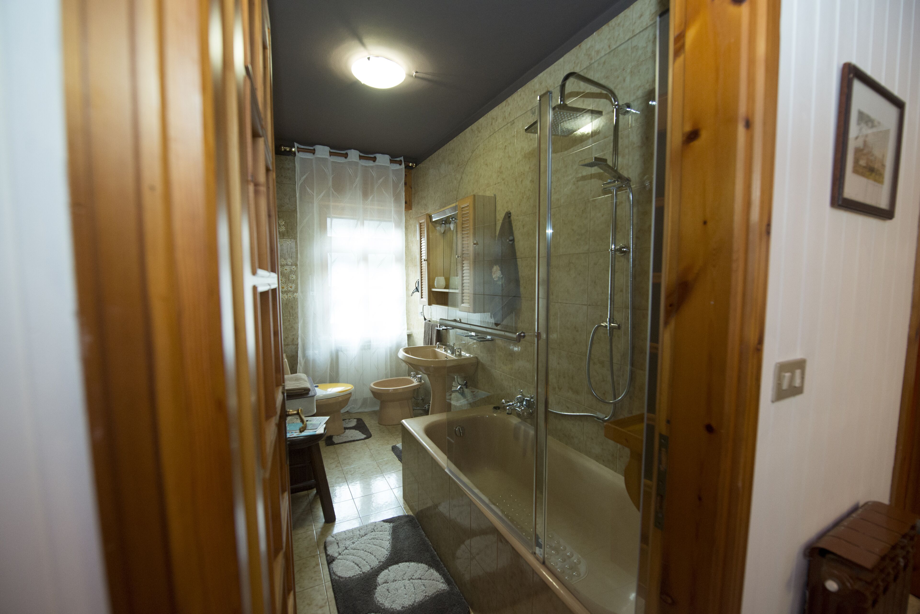 Haartrockner, Bidet, Handtücher, Seife