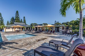 Una piscina riscaldata