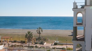 Vlak bij het strand