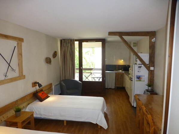 WiFi - Bright 2* Studio with balcony, pets allowed and parking (Brides-les-Bains)