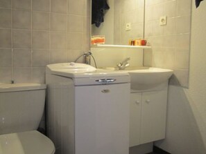 Bathroom - Bright 2* Studio with balcony, pets allowed and parking (Brides-les-Bains)