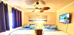 9 bedrooms, desk, iron/ironing board, travel cot