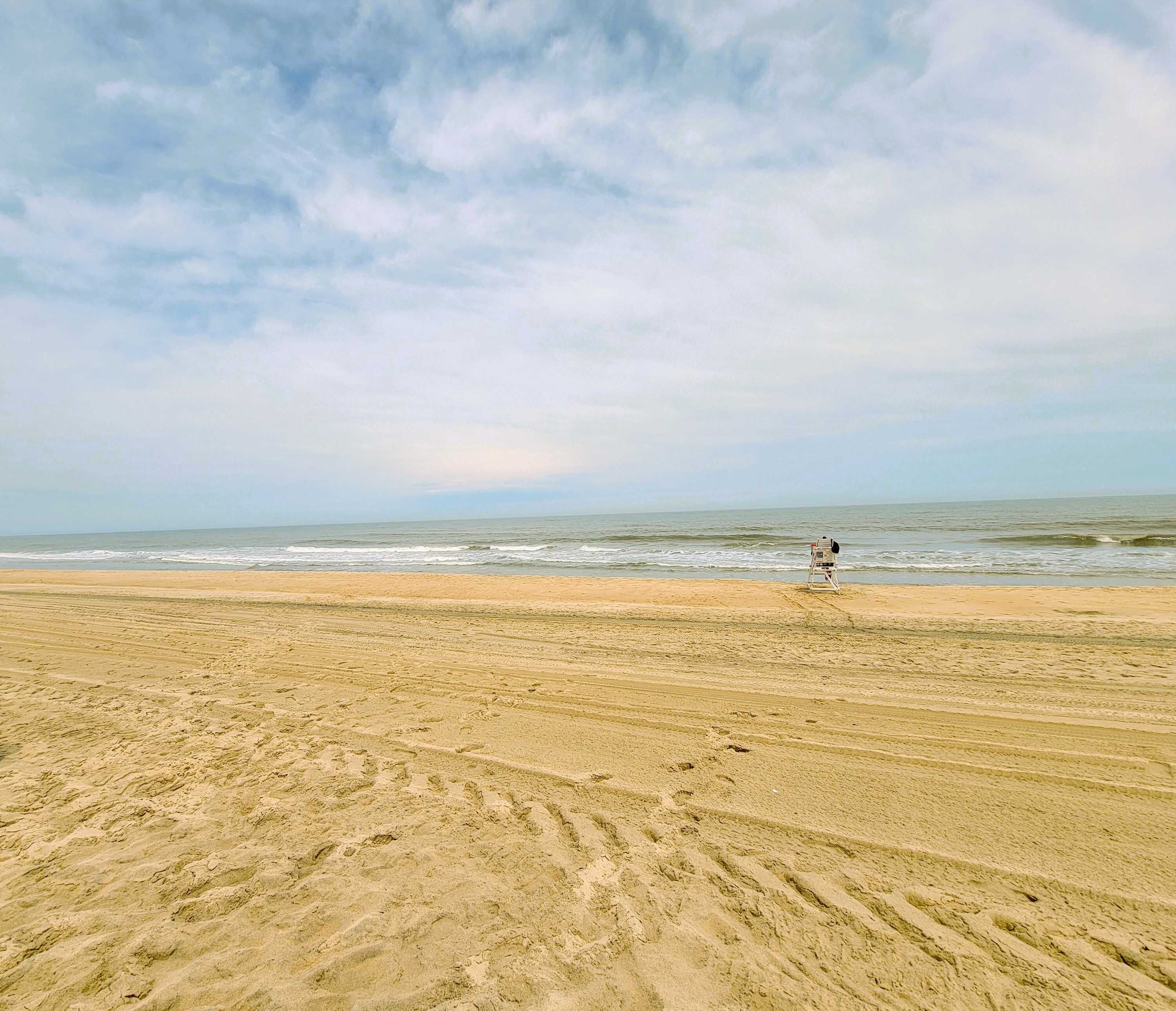 On the beach