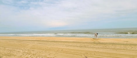 On the beach