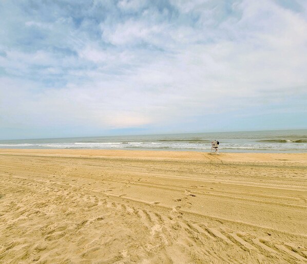 On the beach