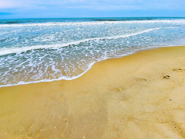 On the beach