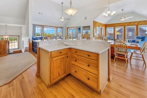 Interior - Soundfront with Pool, Hot Tub, Game Room, Direct Windsports Access, Tiki Bar (Waves)