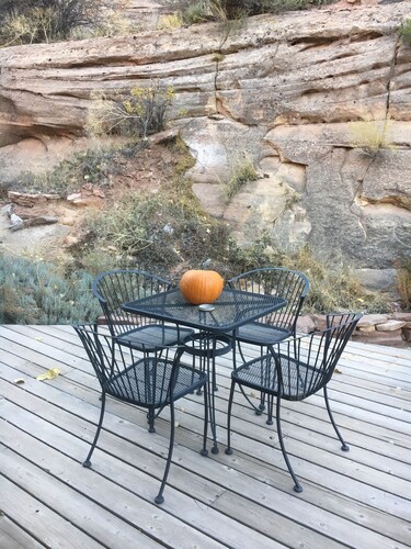 Vineyard views from our cozy Montezuma Cabin