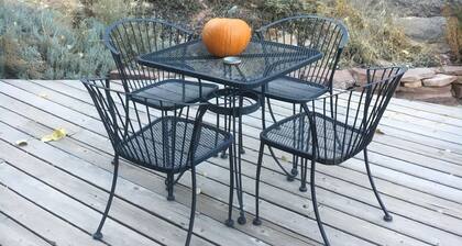 Vineyard views from our cozy Montezuma Cabin