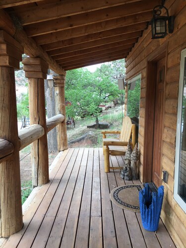Vineyard views from our cozy Montezuma Cabin
