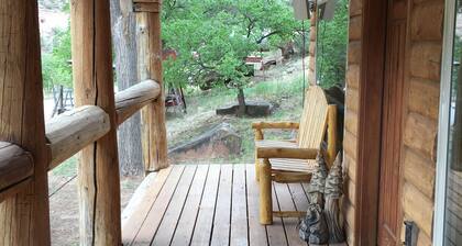 Vineyard views from our cozy Montezuma Cabin