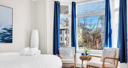 Puutarhajalokivi ★ 5 minuutin päässä vanhasta satamasta ★ tilava + uusi