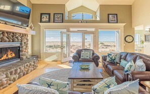 TV connectée, cheminée