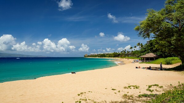 Beach nearby, sun loungers, beach towels - Kaanapali golf resort 1500ft condo w/AC (Lahaina)