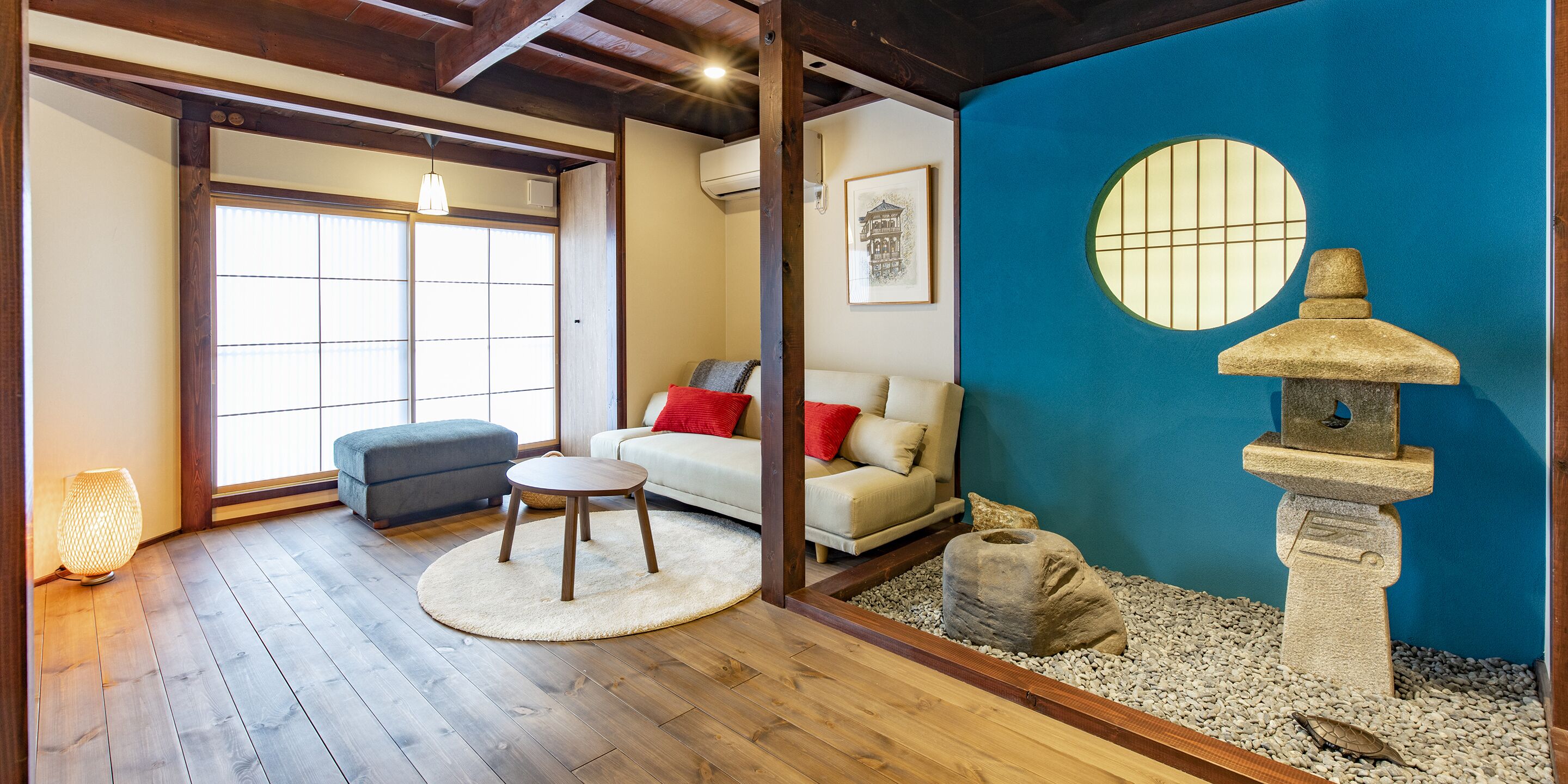 (Moon)8 person,3beds room Townhouse No smoking | Blackout drapes, free WiFi, bed sheets