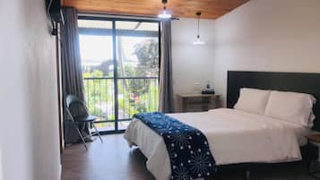 Premium bedding, individually furnished, blackout curtains, free WiFi