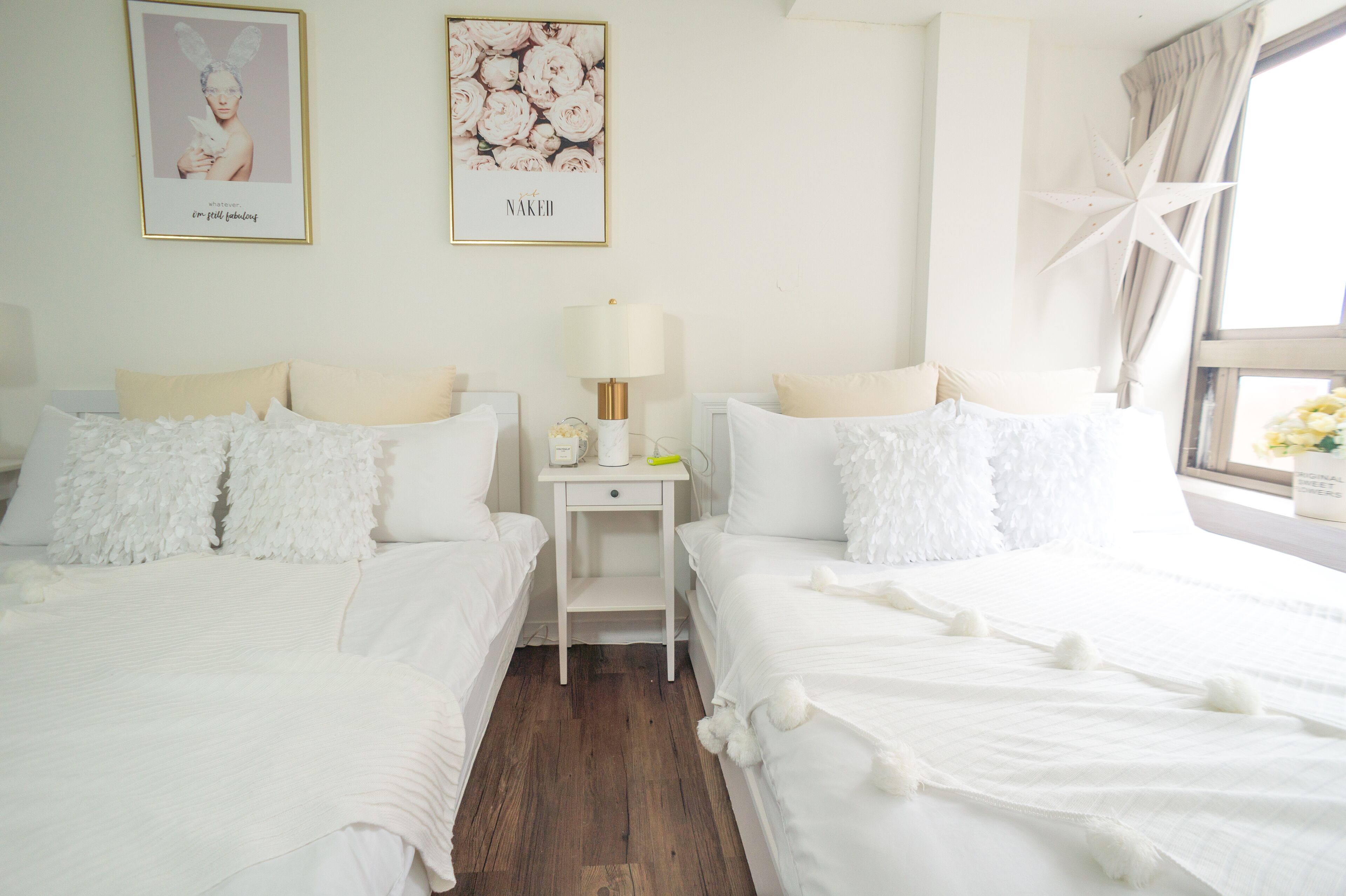 Family Room (13) | Desk, blackout curtains, free WiFi, bed sheets