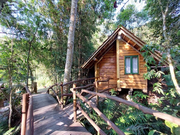 Romantic Cabin | Terrace/patio