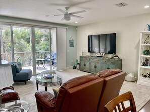 Smart TV, DVD player, toys, books