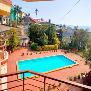 Outdoor pool - The Dhanhills - a valley view hotel in panchgani (Mahabaleshwar)
