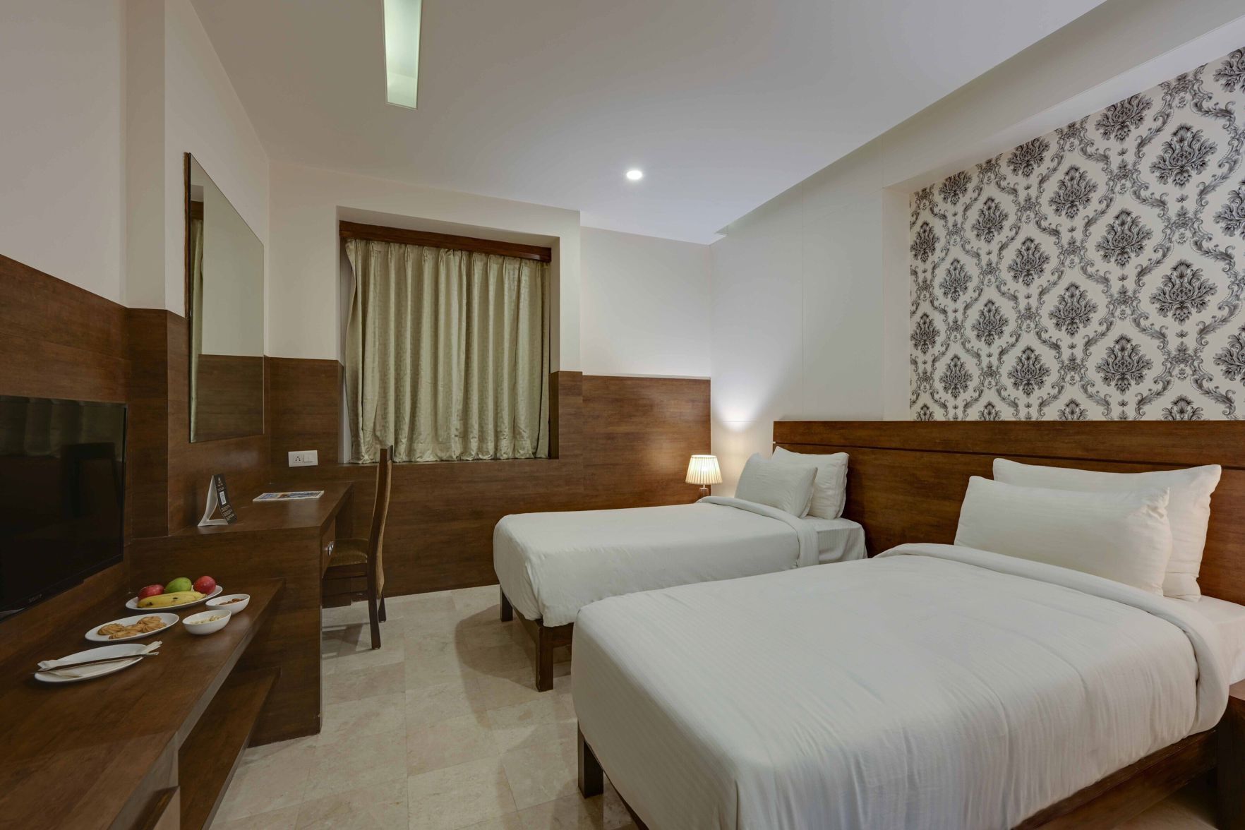 Ropa de cama de alta calidad, minibar, sistema de insonorización
