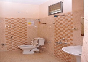 Dusche, Hydromassagedusche, Handtücher