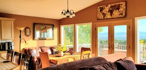 Smart TV, fireplace, printers