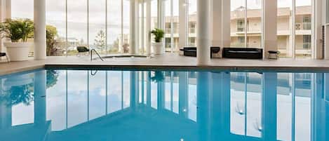 Indoor pool, outdoor pool