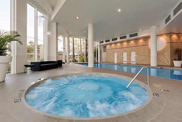 Indoor pool - Apartment R113 - a secluded beachside retreat! (Scarborough)