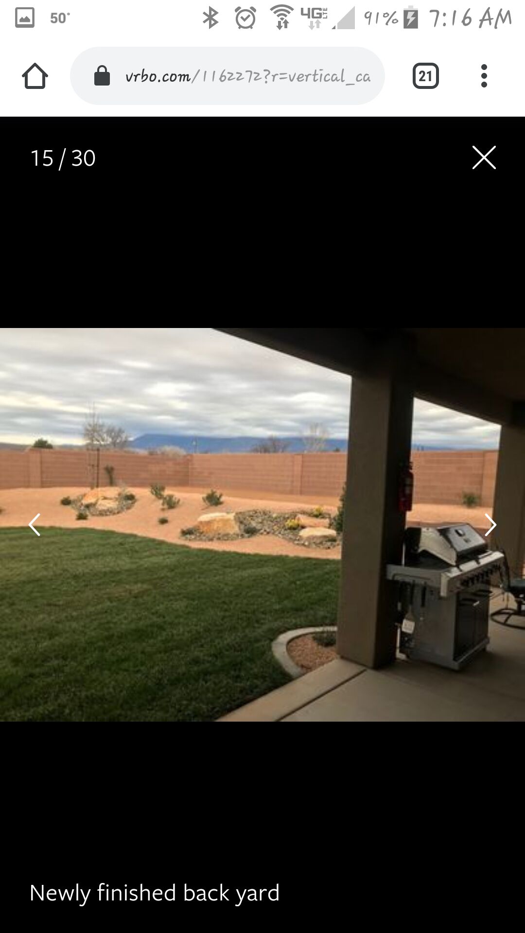 Overnattingsstedets uteområder