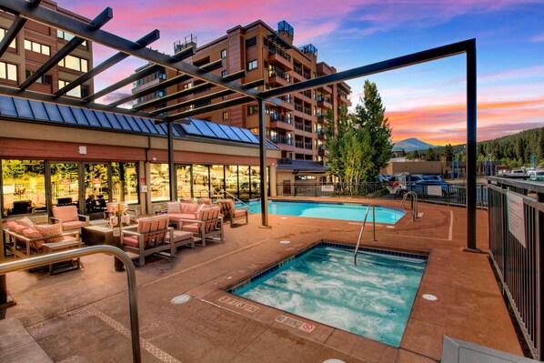 Indoor pool, a heated pool