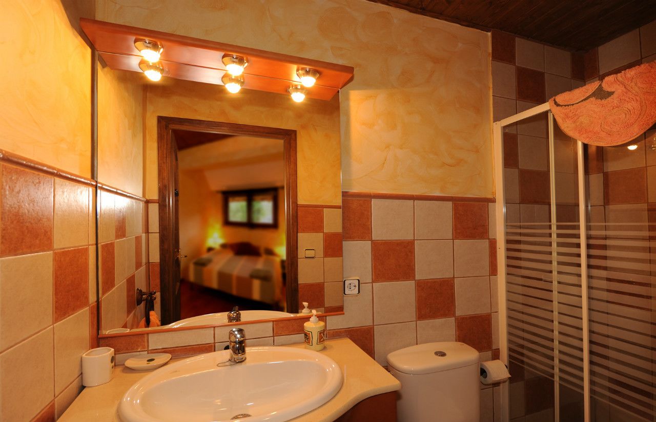 Double Room | Bathroom | Shower, hair dryer, towels, soap