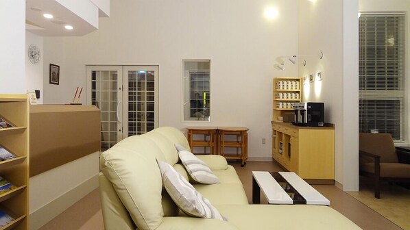 Sala de estar en el lobby