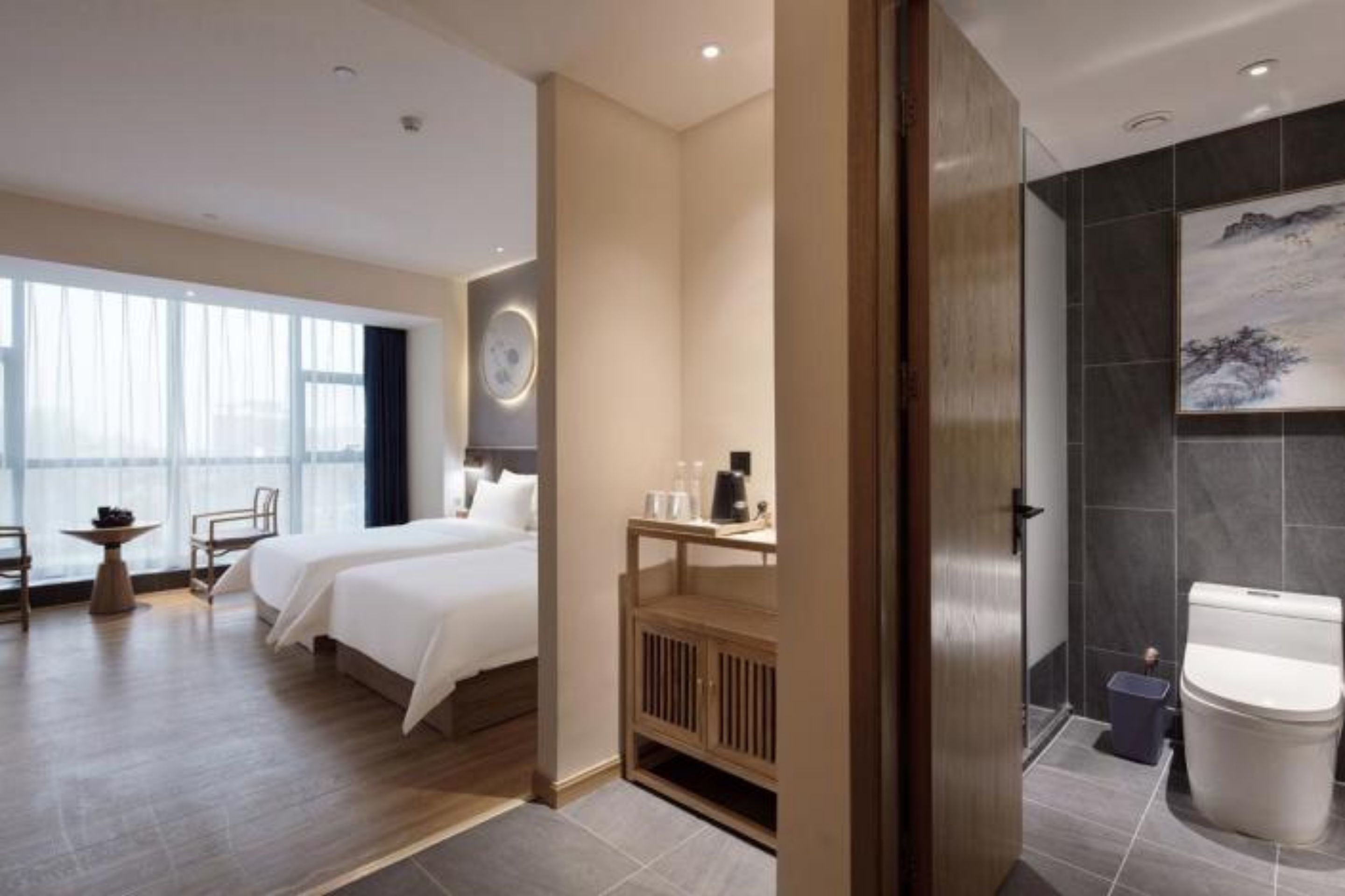 Superior Twin Room (Mainland China Citizens Only) | Desk, blackout curtains, free WiFi