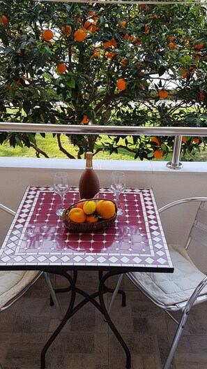 Chambre Double, balcon