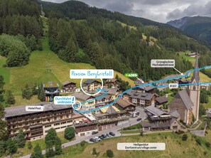 Aerial view - Pension Bergkristall (Heiligenblut)