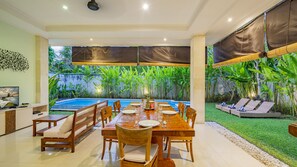 Villa - 3 sovrum - privat pool | Matsal