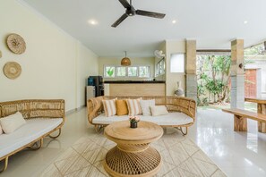 Villa, 2 Bedrooms, Private Pool | Living area | LED TV, DVD player - AV Villa Melati (Seminyak)