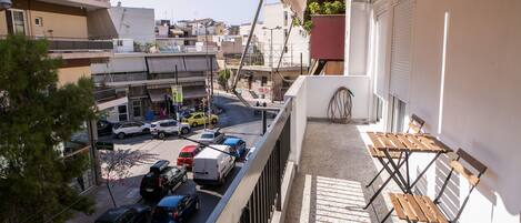 Departamento Deluxe, 2 habitaciones, balcón, vista a la ciudad | Vista desde la habitación