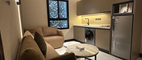 Suite Executive, 1 camera da letto | Cucina privata | Frigorifero, microonde, piano cottura, bollitore elettrico