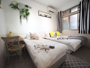 Family Apartment | Individually decorated, individually furnished, desk, blackout drapes - Through AB (Taipei)