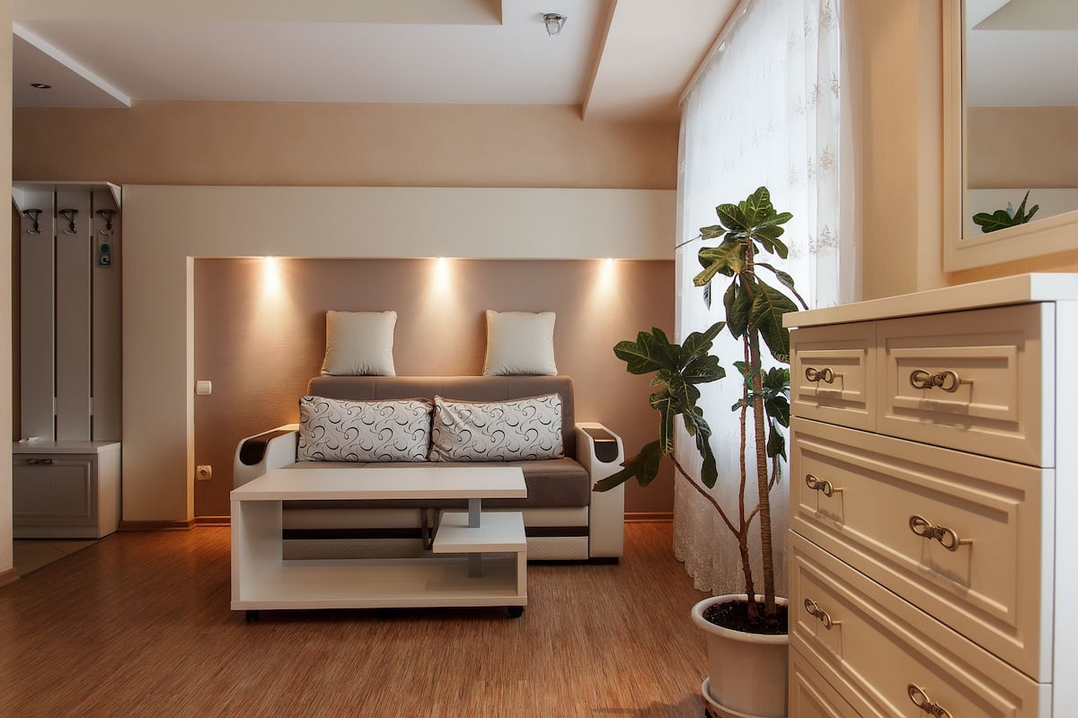 Superior Studio | Minibar, desk, laptop workspace, soundproofing