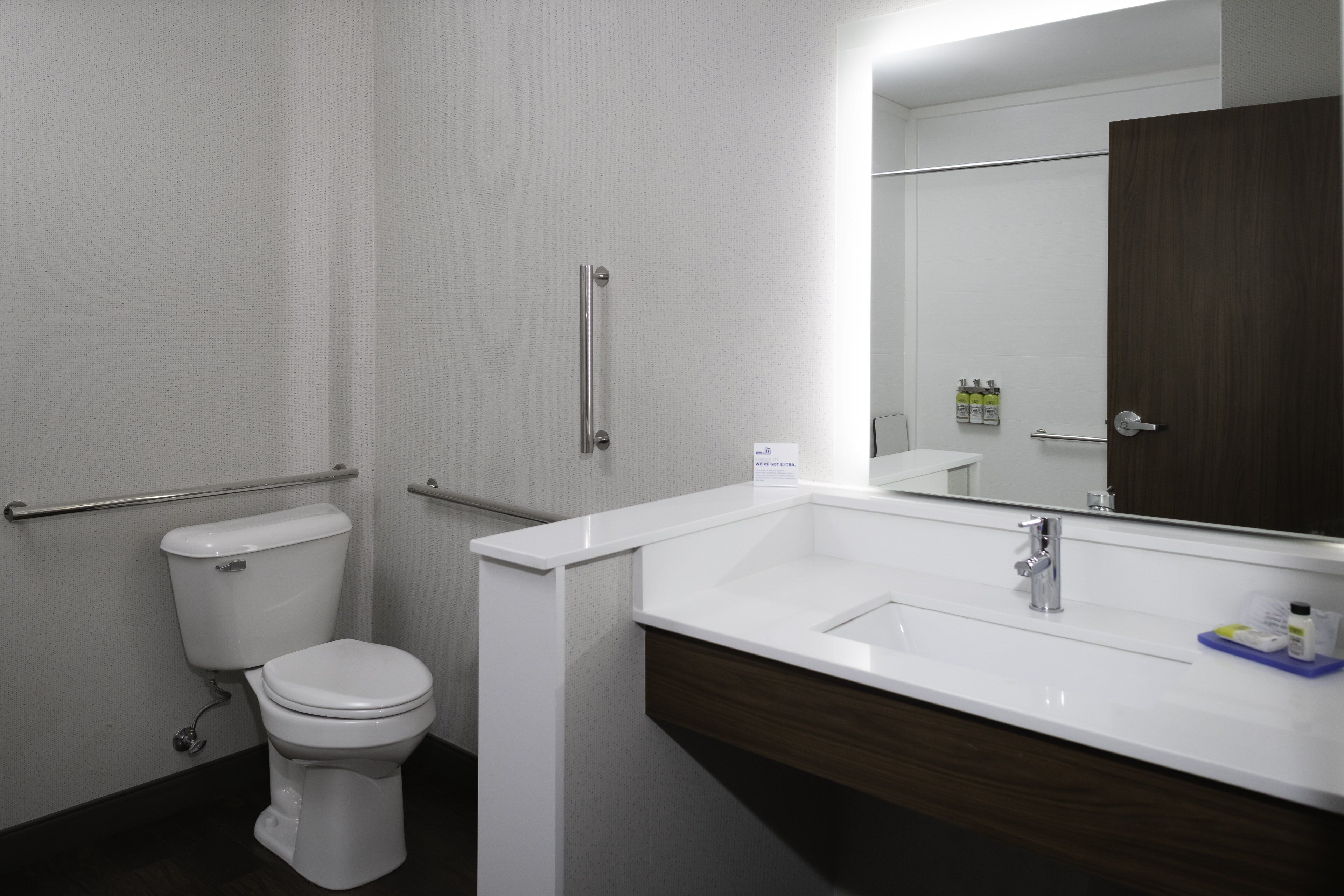 free toiletries, hair dryer, towels, soap