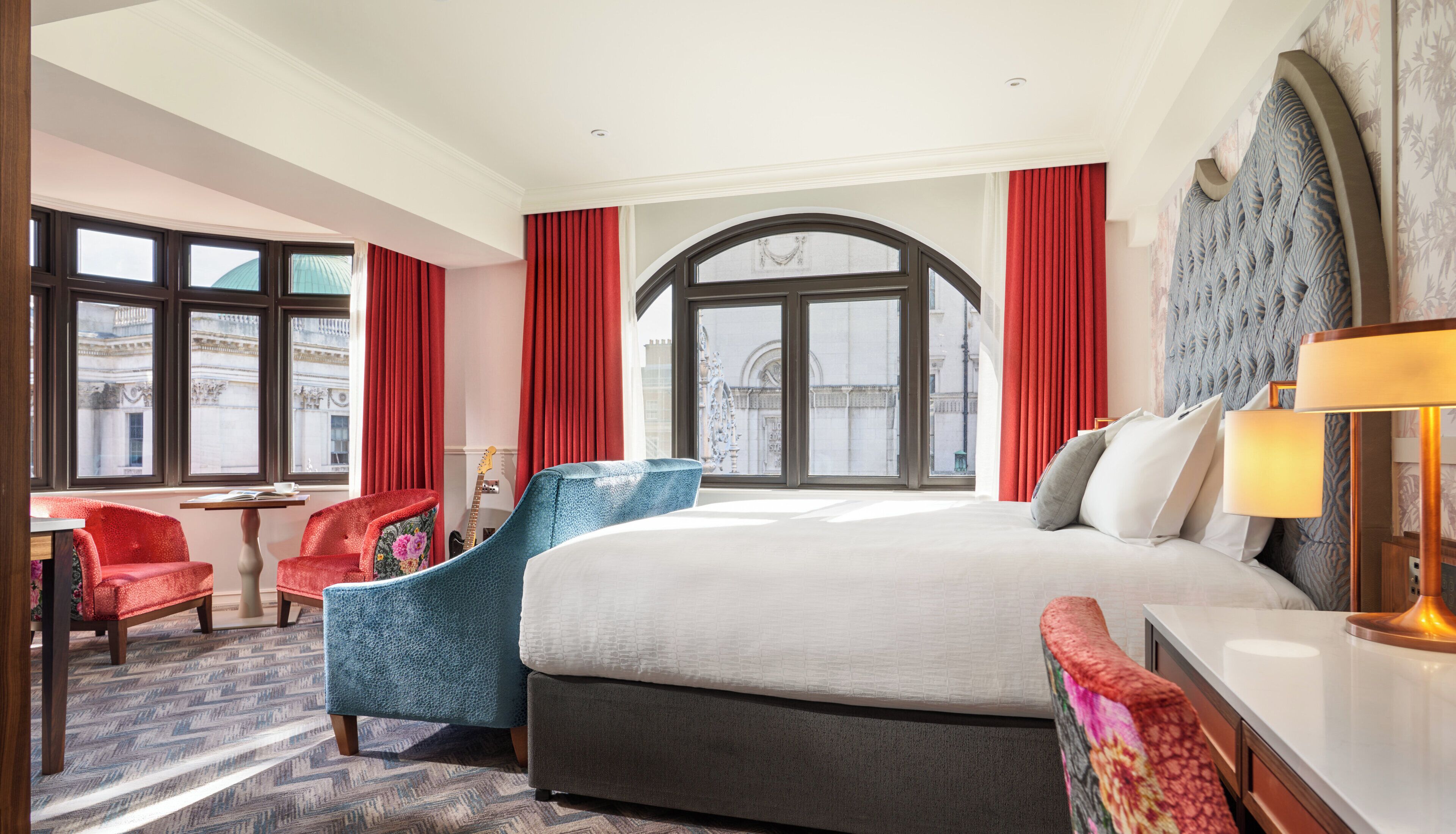 Egyptian cotton sheets, premium bedding, in-room safe, desk