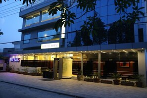 Front of property - evening/night